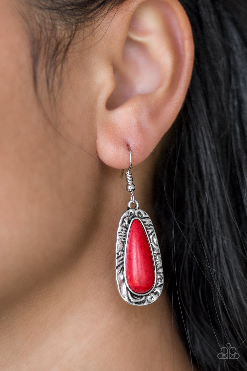 Cruzin Colorado - Red Earrings - Paparazzi
