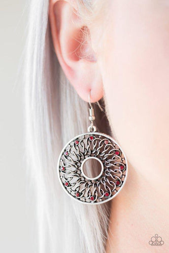 Malibu Musical - Red Earrings- Paparazzi