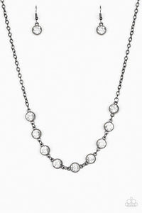 Starlit Socials - Black Necklace - Paparazzi