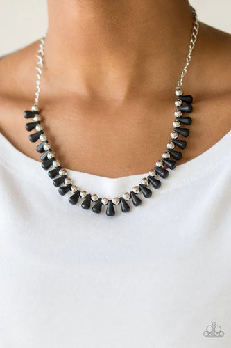 Extinct Species - Black Necklace - Paparazzi