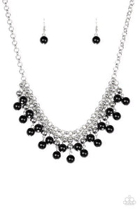 Friday Night Fringe - Black Necklace - Paparazzi