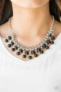 Friday Night Fringe - Black Necklace - Paparazzi