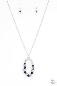 Spotlight Social - Blue Necklace - Paparazzi