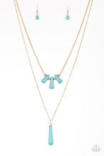 Load image into Gallery viewer, Basic Groundwork - Blue Necklace - Paparazzi