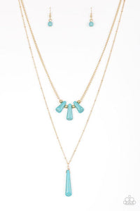 Basic Groundwork - Blue Necklace - Paparazzi
