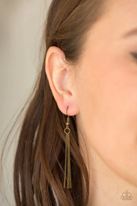 Seasonal Charm - Brass Necklace - Paparazzi