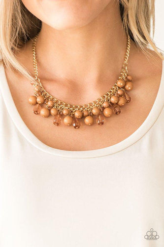 Tour de Trendsetter - Brown Necklace - Paparazzi