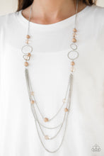 Load image into Gallery viewer, Bubbly Bright - Brown Necklace - Paparazzi