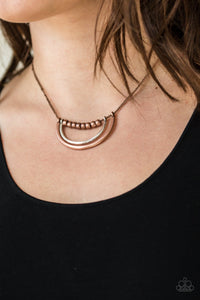 Artificial Arches - Copper Necklace - Paparazzi
