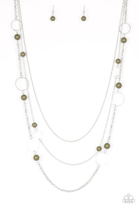 Beachside Babe - Green Necklace - Paparazzi
