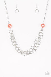 Daring Diva - Orange Necklace - Paparazzi