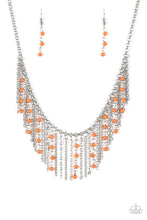 Load image into Gallery viewer, Harlem Hideaway - Orange Necklace - Paparazzi