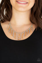 Load image into Gallery viewer, Harlem Hideaway - Orange Necklace - Paparazzi