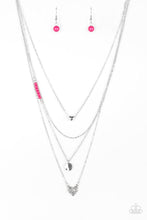 Load image into Gallery viewer, Gypsy Heart - Pink Necklace - Paparazzi