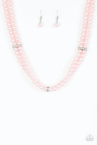 Put On Your Party Dress - Pink Choker Necklace - Paparazzi