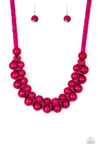 Caribbean Cover Girl - Pink Necklace - Paparazzi