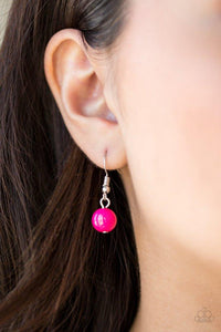 Friday Night Fringe - Pink Necklace - Paparazzi