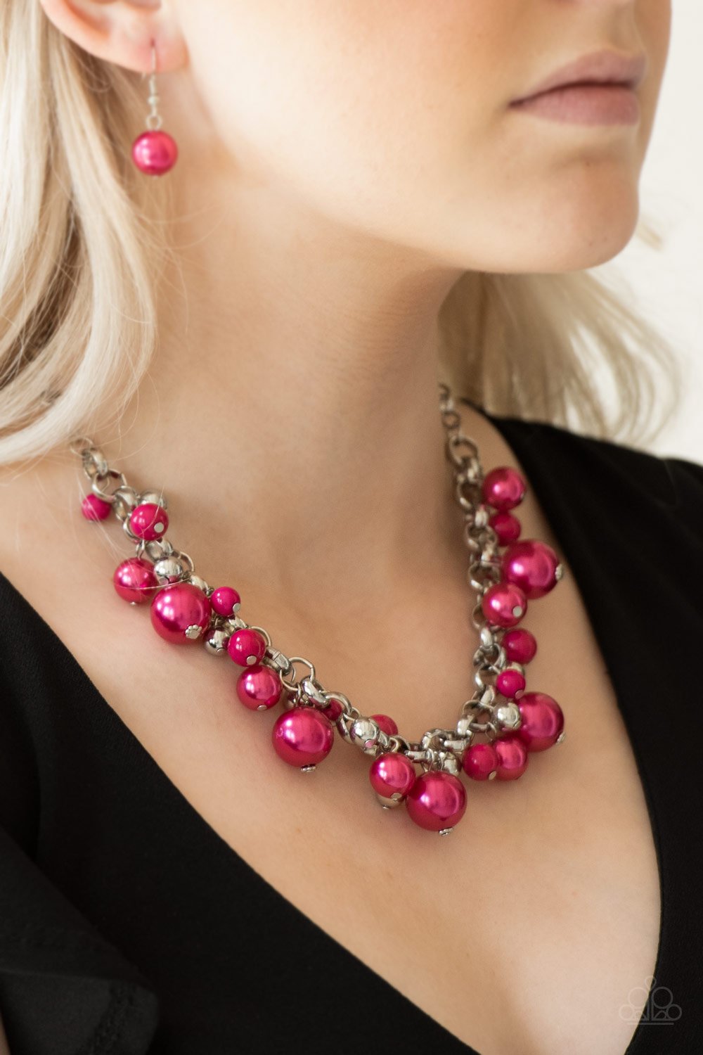 The Upstater - Pink Necklace - Paparazzi