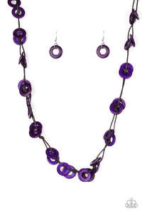 Waikiki Winds - Purple Necklace - Paparazzi