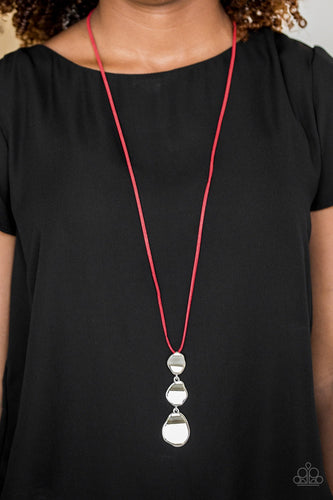 Embrace The Journey - Red Necklace - Paparazzi