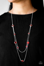 Load image into Gallery viewer, Raise Your Glass - Red Necklace - Paparazzi