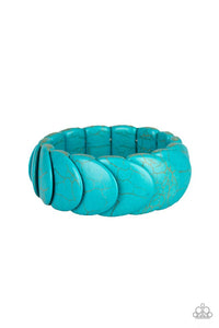 Nomadic Nature - Blue Bracelet - Paparazzi