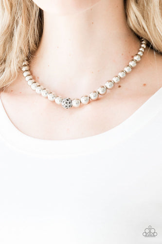 High-Stakes FAME - Silver Necklace - Paparazzi