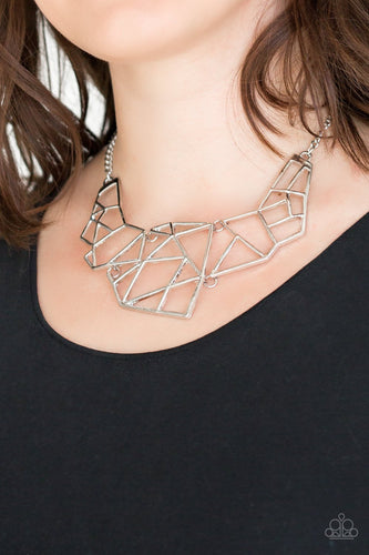 World Shattering - Silver Necklace - Paparazzi