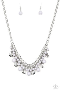 Summer Showdown - Silver Necklace - Paparazzi