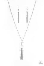 Load image into Gallery viewer, Tassel Tease - White Necklace - Paparazzi