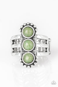 Rio Trio - Green Ring - Paparazzi