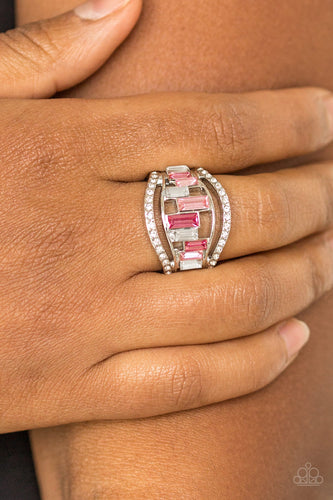 Treasure Chest Charm - Pink - Paparazzi