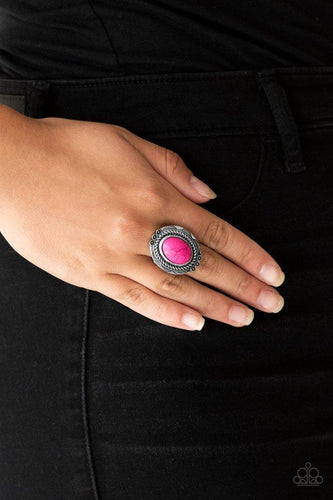 Tumblin Tumbleweeds - Pink Ring  - Paparazzi