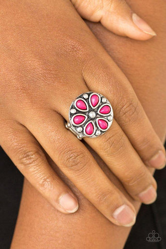 Color Me Calla Lily - Pink Ring - Paparazzi