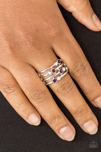 Sparkle Showdown - Purple Ring- PaparazziI