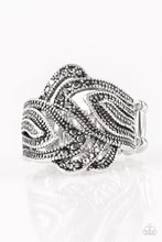 Load image into Gallery viewer, Fire and Ice - Silver Ring - Paparazzi