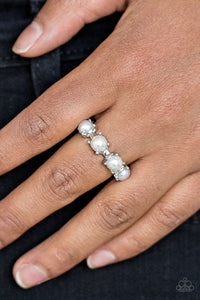 More Or PRICELESS - White Ring - Paparazzi