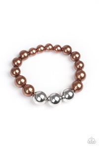 All Dressed UPTOWN - Brown Bracelet - Paparazzi