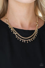 Load image into Gallery viewer, Financially Fabulous - Gold Necklace - Paparazzi