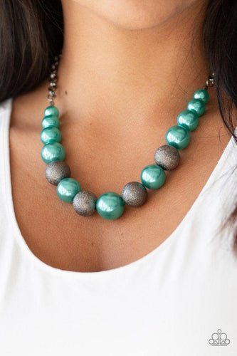 Color Me CEO - Green Necklace - Paparazzi