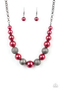 Color Me CEO - Red Necklace - Paparazzi