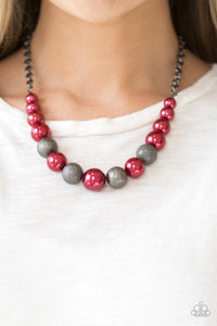 Color Me CEO - Red Necklace - Paparazzi