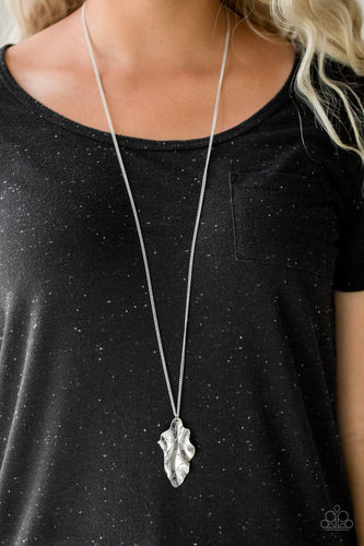 Fiercely Fall - Silver Necklace - Paparazzi