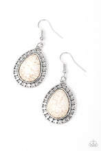 Load image into Gallery viewer, Sahara Serenity - White Earrings - Paparazzi