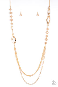 Modern Girl Glam - Gold Necklace - Paparazzi