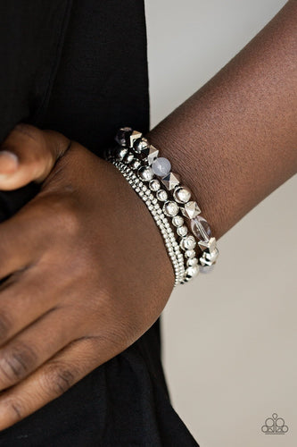 Babe-alicious - Silver Bracelet - Paparazzi