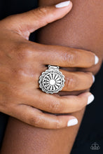 Load image into Gallery viewer, Daringly Daisy - White Ring - Paparazzi