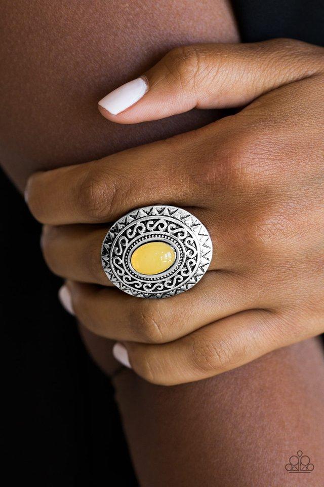 Hello, Sunshine - Yellow Ring - Paparazzi