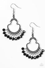 Load image into Gallery viewer, Babe Alert - Black Earrings - Paparazzi