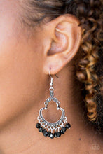 Load image into Gallery viewer, Babe Alert - Black Earrings - Paparazzi